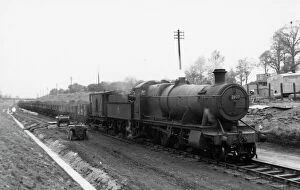 2800 Class Gallery: 2800 class, 2-8-0, No 2807 at Stanway Cutting April 1957