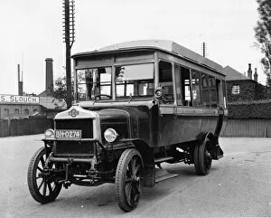 Road Motor Vehicles Gallery: 3 1 / 2 ton AEC single decker omnibus, 1923