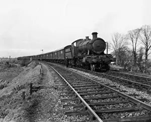 Other Standard Gauge Locomotive Prints: No 4342 carrying a train of car containers up to the Scottish Motor show, 1935
