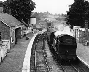 1960 Prints: No 4573 Prairie Tank Locomotive at Chipping Norton Station, 1960