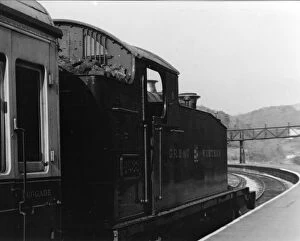 Images Dated 1st May 2007: No 4588 Prairie Tank Locomotive at Kingswear, 22nd March 1973