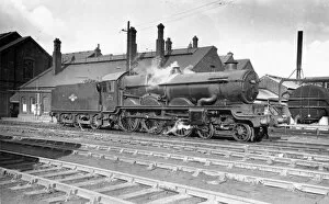 Castle Class Locomotives Collection: No 5002 Ludlow Castle outside Swindon Works, 1962