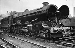 Staff Gallery: No 6010 King Charles I at Swindon Engine Shed, 1951