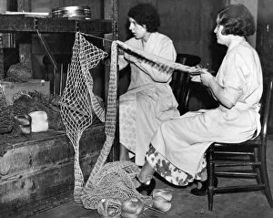 Workers at Swindon Works Collection: No 9 Carriage Trimming Shop, c1930s