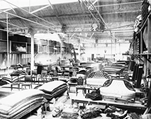 No 9 Shop Gallery: No 9 Shop, Carriage Trimming Shop, c1906