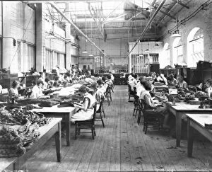 Workers at Swindon Works Gallery: No 9 Shop, Sewing Room, 1930