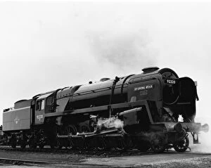 British Rail Evening Star 1960 Historic Steam Train Print Memorabilia 