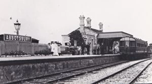 Images Dated 3rd March 2016: Abbotsbury Station, Dorset, c.1900