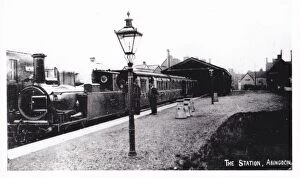 Oxfordshire Collection: Abingdon Station, Oxfordshire, c.1900