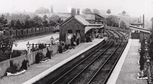 Oxfordshire Collection: Adderbury Station, Oxfordshire, c.1910