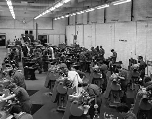 Apprentice Gallery: Apprentice Training School, Machine Shop, c1963