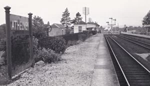Somerset Collection: Athelney Station, Somerset, c.1960
