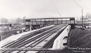 Images Dated 3rd March 2016: Badminton Station, Gloucestershire, c.1903