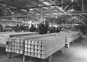 Second World War Prints: Bailey Bridges, No. 2 Shop, 1942