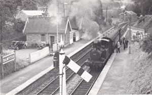 Bampton Station Collection: Bampton Station, Devon, 27th June 1963