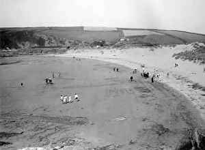 Devon Gallery: Bantham Sands, Devon, August 1928
