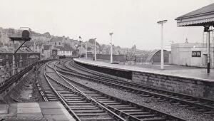 Bath Gallery: Bath Spa Station looking towards Bristol, Somerset, c.1960