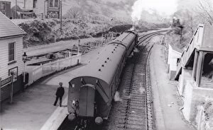 Images Dated 3rd March 2016: Bedlinog Station, Wales, c.1960