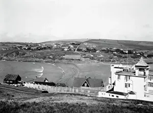 1930s Prints: Bigbury-on-Sea from Burgh Island, Devon, September 1935