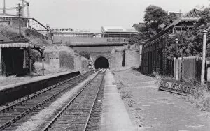 Tunnel Gallery: Blowers Green Halt, Dudley after closure