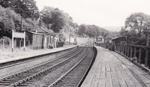 Welsh Collection: Bont Newydd Station, c.1960