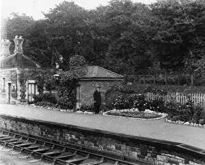 Bristol Gallery: Brislington Station Garden, 1906