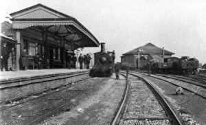 Passengers Collection: Brixham Station, c1910