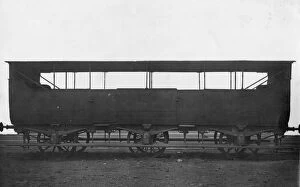 Broad Gauge Gallery: Broad Gauge Iron Bodied 3rd Class Coach, built c1844