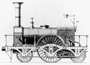Artwork Collection: Broad Gauge locomotive, Fire Fly
