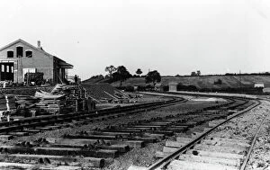 1904 Collection: Broadway Goods Yard Under Construction, c.1904