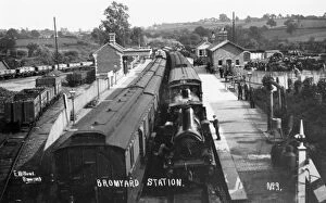 Herefordshire Collection: Bromyard Station, Herefordshire, c.1900