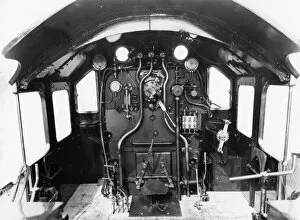 Images Dated 20th February 2007: Cab of a Castle Class locomotive