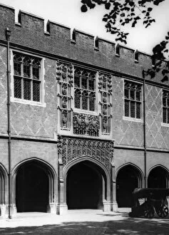 Eton College Collection: Cannon Yard at Eton College, July 1928