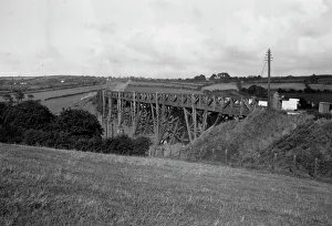 Cornwall Gallery: Carnon Viaduct nr Perranwell, c1933