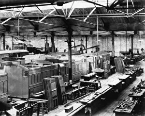 Carriage Works Gallery: Carriage Body Shop, c1880