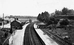 Cheltenham Stations Collection: Cheltenham South & Leckhampton Station, Gloucestershire, 1932