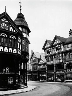 July Collection: Chester Cross & Rows, Cheshire, July 1935