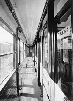 Corridor Gallery: Third class corridor carriage, 1935