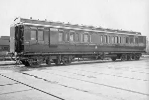 Images Dated 28th February 2014: A corridor brake composite carriage converted into a rail mobile emergency canteen, 1941