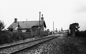 Images Dated 27th June 2012: Dauntsey Road Crossing, 1932