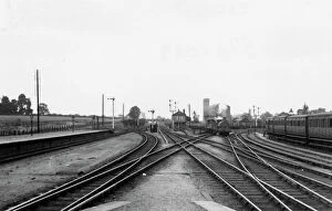 Track Gallery: Didcot Station and Signal Box, Oxfordshire, c.1910