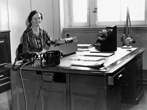 Images Dated 2023 February: Dorothy Boulter, secretary at Swindon Works, 1966