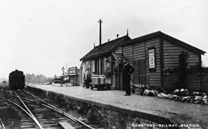 Herefordshire Collection: Dorstone Station, Herefordshire, c.1910