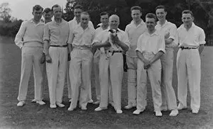 Swindon Works Gallery: Drawing Office Cricket Team, 1934