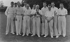 Sport Collection: Drawing Office Cricket Team, 1934