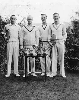 1934 Collection: Drawing Office Tennis Team, 1934