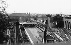 Footbridge Collection: Dudley Station, Worcestershire, c.1955