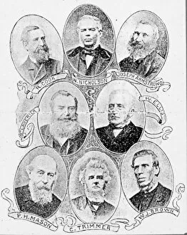 GWR Medical Fund Society Collection: Early Medical Fund Society Committee Members, c1860
