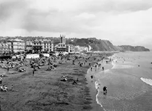 Coast Gallery: East Beach, Teignmouth, Devon, August 1930