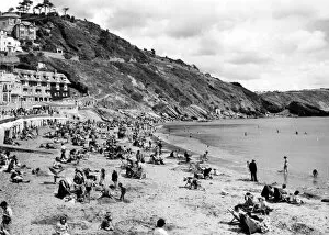 Sand Collection: East Looe Beach, Cornwall, August 1951